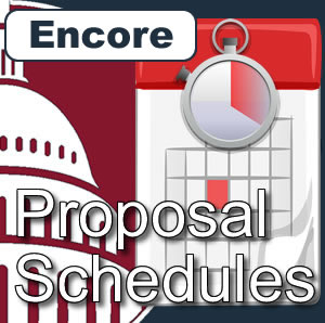142 ENCORE – Proposal Schedules